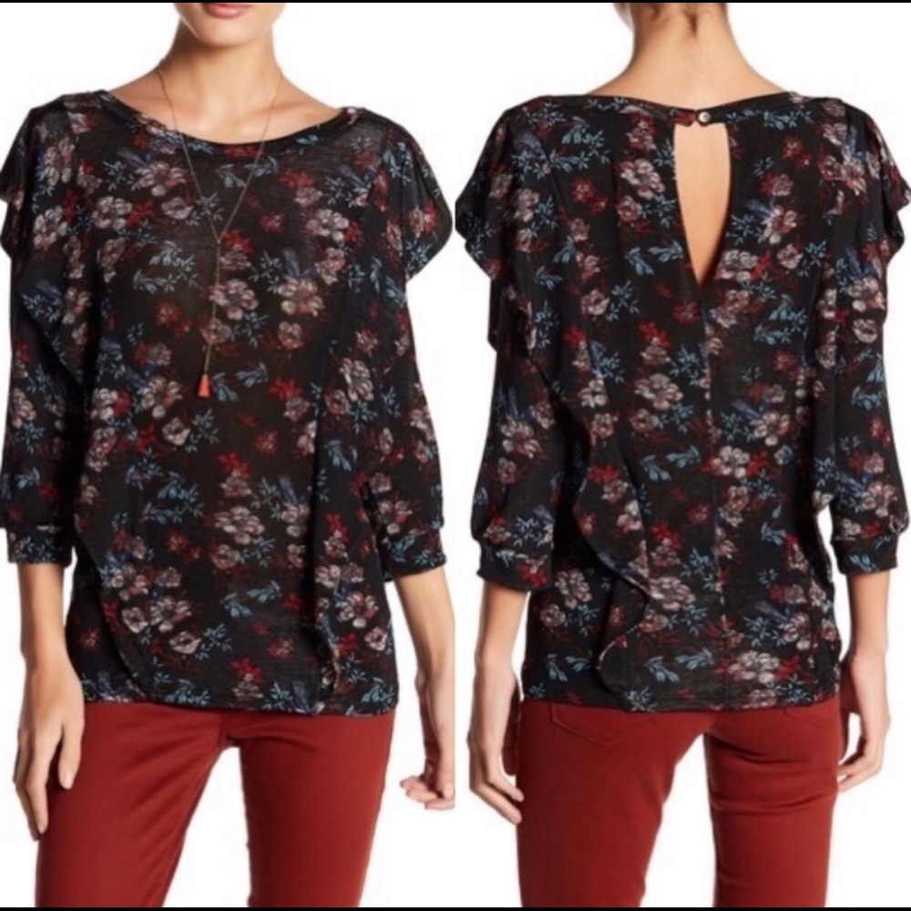 Free People Dock Street Floral top